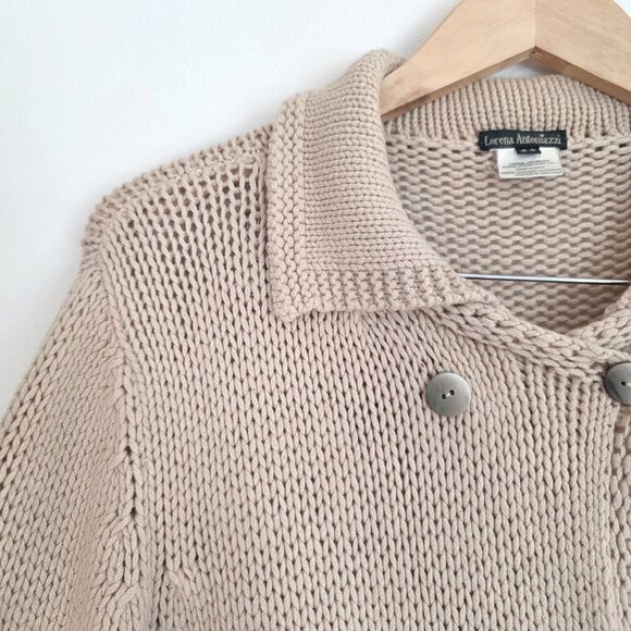 Lorena Antoniazzi Cashmere longline knit cardigan sweater jacket - Picture 2 of 11